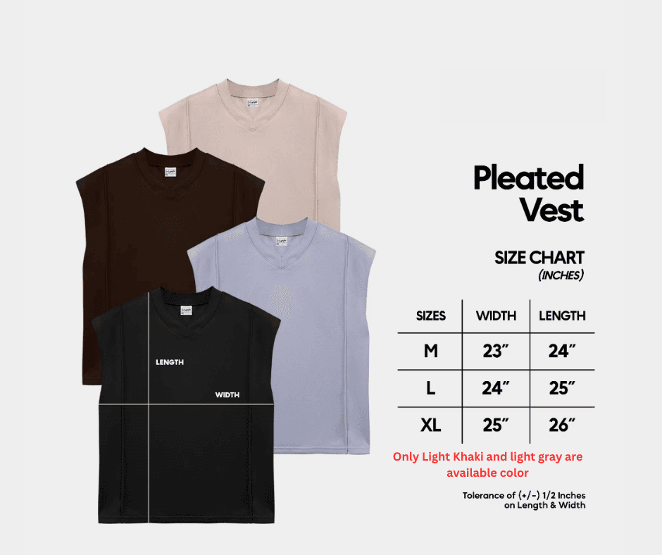 Vest sizing guide